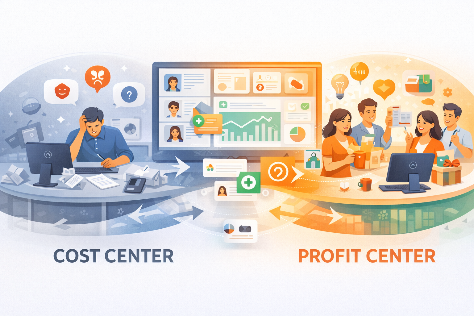 ธุรกิจยั่งยืนต้องยืนด้วย Service: ใช้ 'Social CRM' เปลี่ยนศูนย์ต้นทุน (Support) ให้เป็นศูนย์กำไร