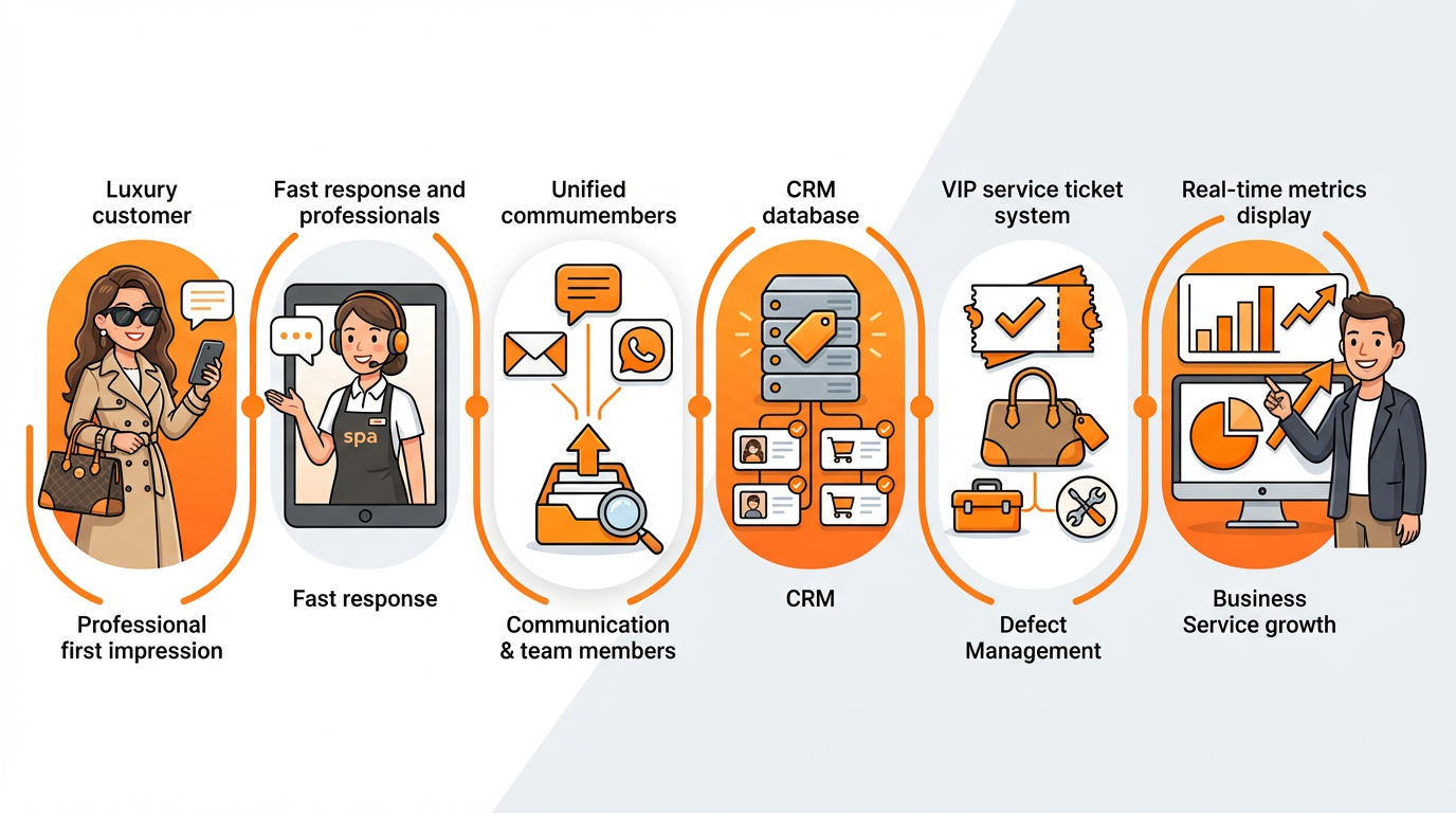กระเป๋าแบรนด์เนม สปาหลักหมื่น! อัปเกรดบริการระดับ VIP ด้วย 'ระบบดูแลบริการหลังการขาย’