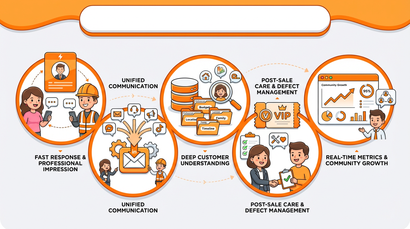 จบปัญหาผู้รับเหมาทิ้งงาน! สร้างความน่าเชื่อถือให้บริษัทรับสร้างบ้านด้วย 'ระบบดูแลบริการหลังการขาย’
